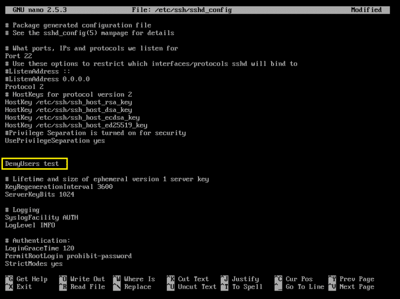 Изменить конфигурационный файл службы ssh etc ssh sshd config отключив аутентификацию по паролю