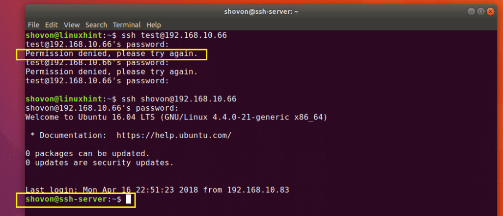 Common SSH Configuration Options Ubuntu