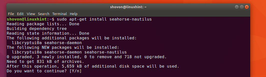 How to Install Seahorse Encryption on Ubuntu – Linux Hint