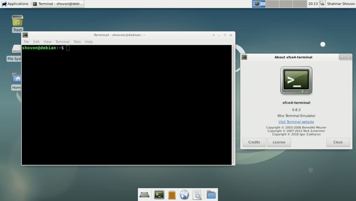 device driver manager debian xfce