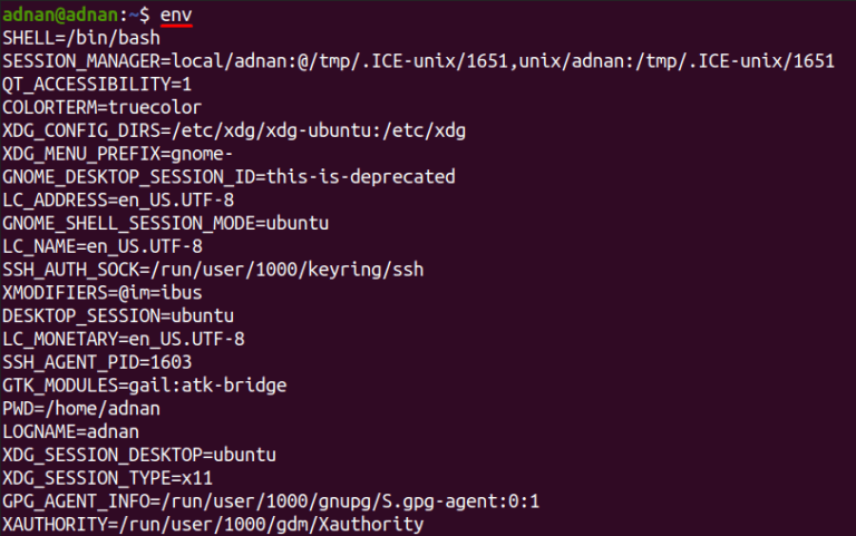 what-are-bash-environment-variables