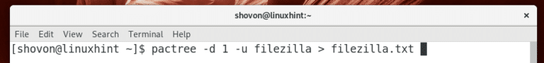 uninstall filezilla command line