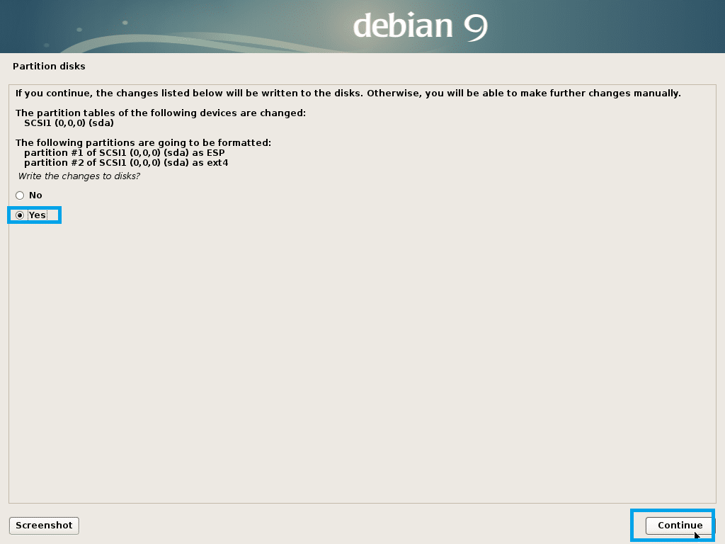 File format not support. Установка Debian. Debian 9. Debian 9 stretch.