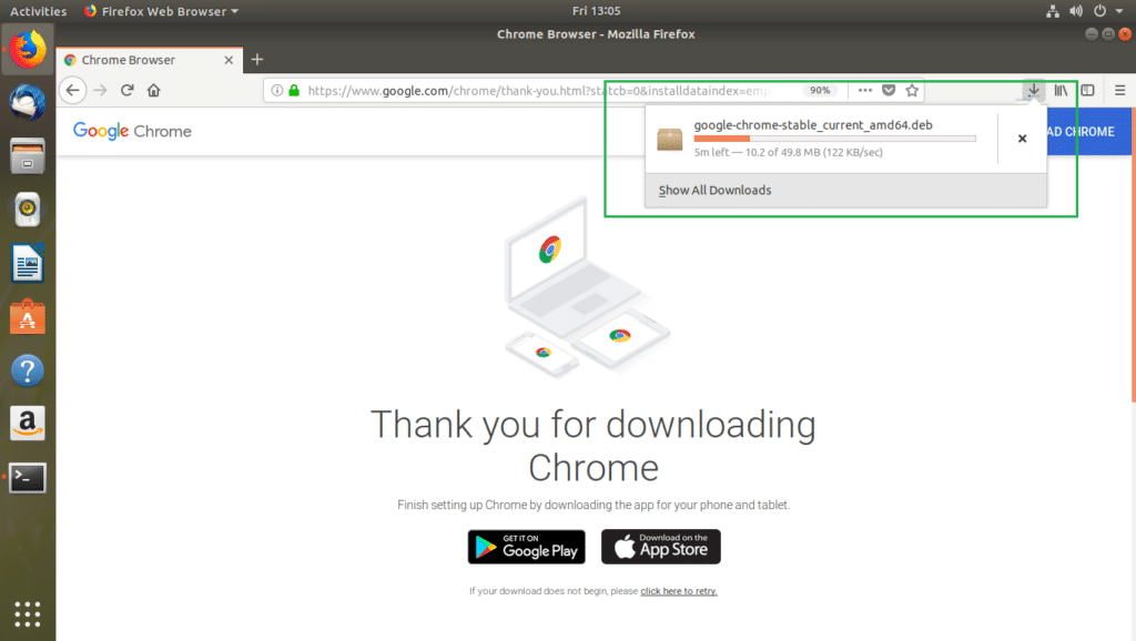 install google chrome in ubuntu