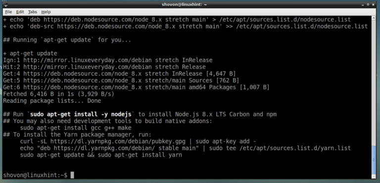 debian install npm