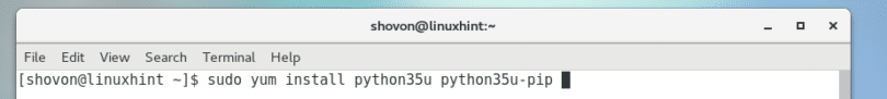 yum python 3