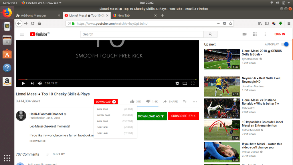 firefox youtube video downloader 4k