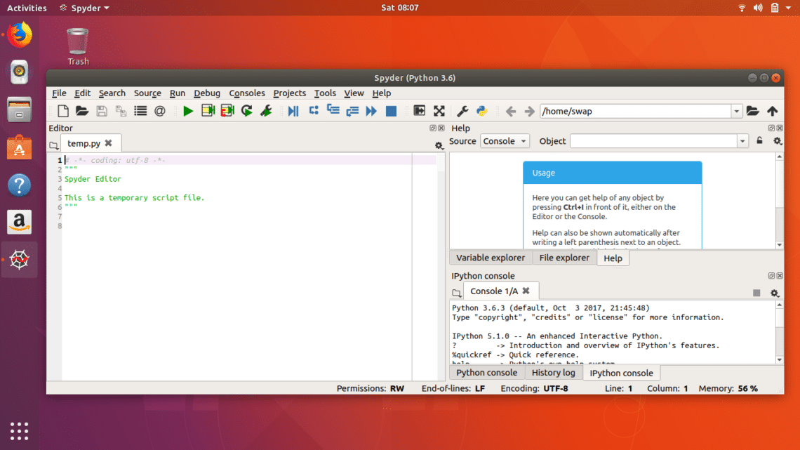 Ubuntu Python Ide