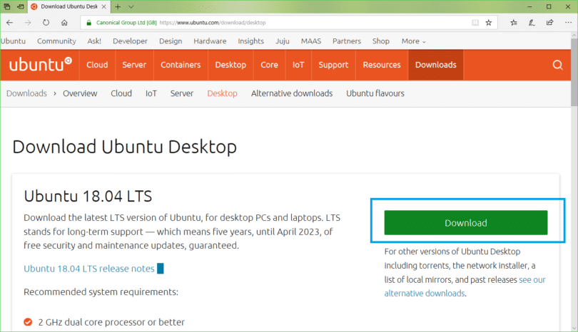 Rufus Bootable USB to Install Ubuntu 18.04 LTS