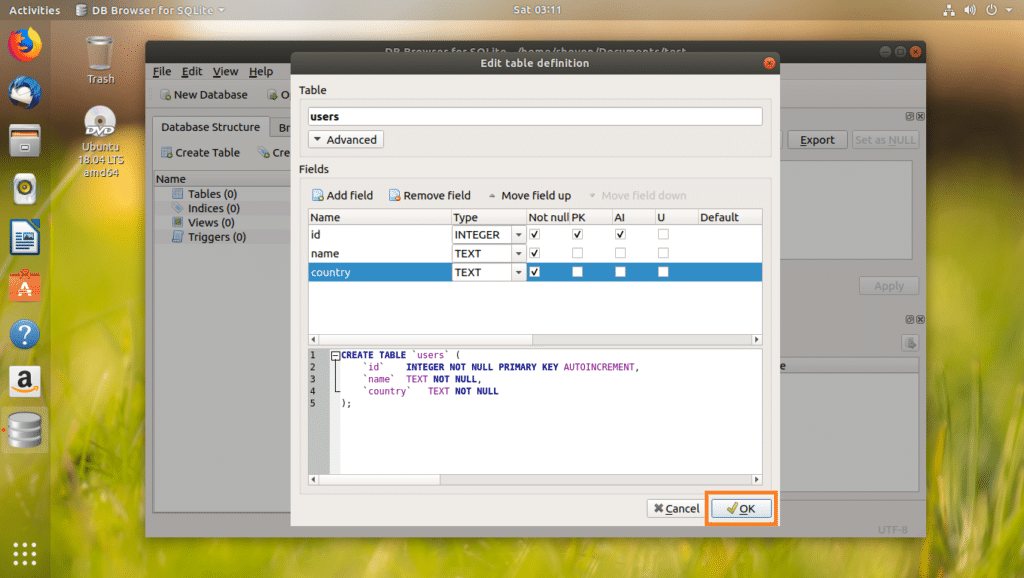 sqlite browser ubuntu