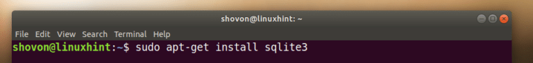 setup sqlite browser ubuntu