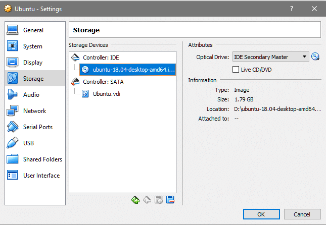 linux ubuntu iso for virtualbox