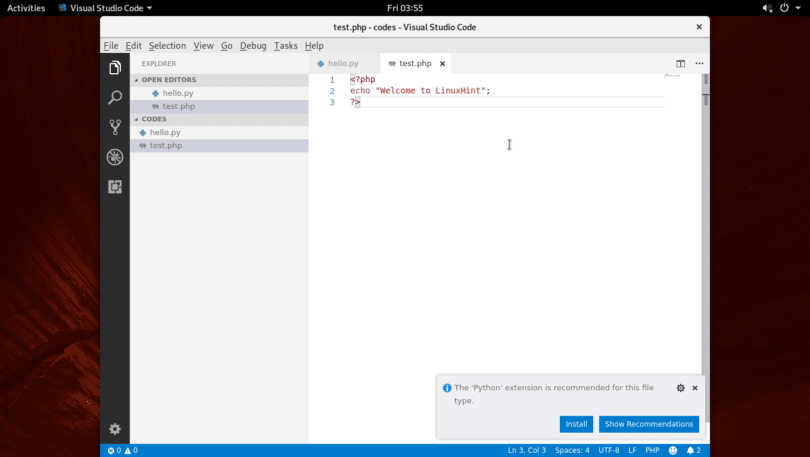 Install visual studio code arch linux