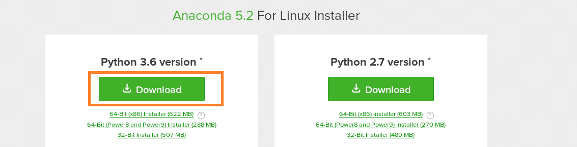 install anaconda on linux