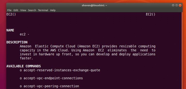 Ubuntu aws cli что это