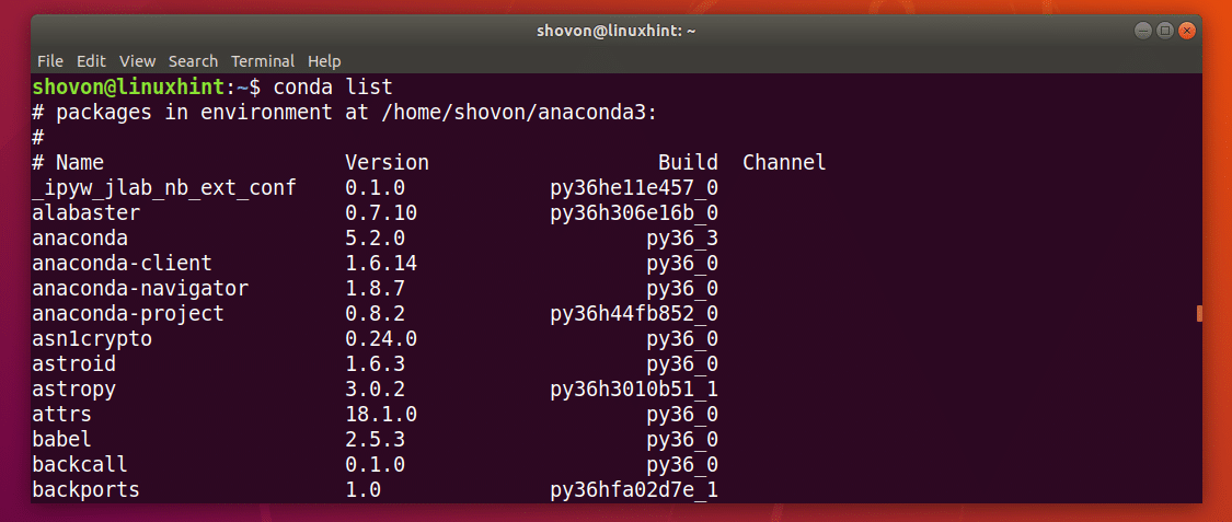 Conda remove environment