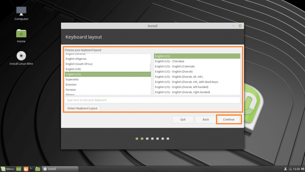 how to install linux mint from usb