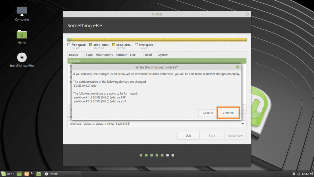 how to install linux mint on a usb flash drive