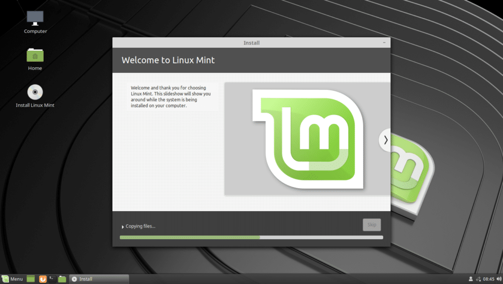How to Install Linux Mint 19 from USB Drive