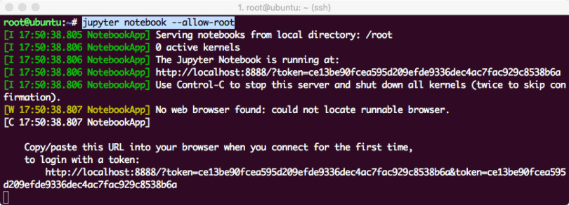 Start Jupyter Notebook Linux Command Line