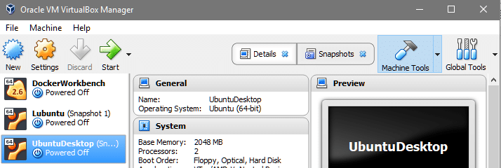 virtualbox extension