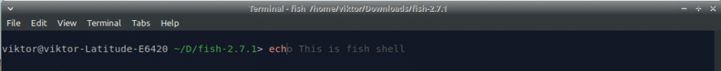 Fish linux установить как shell по умолчанию