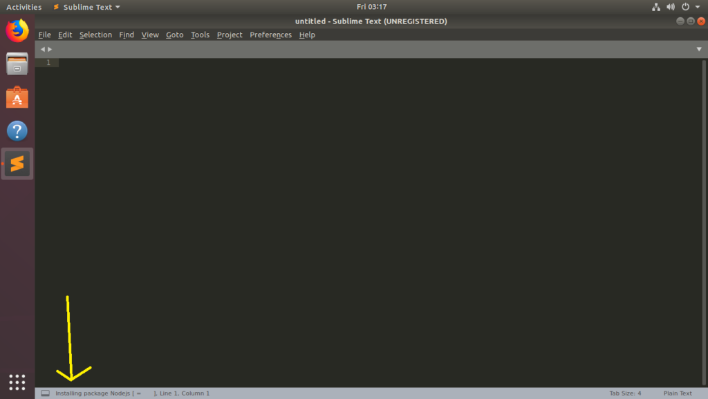 open package control sublime text 3
