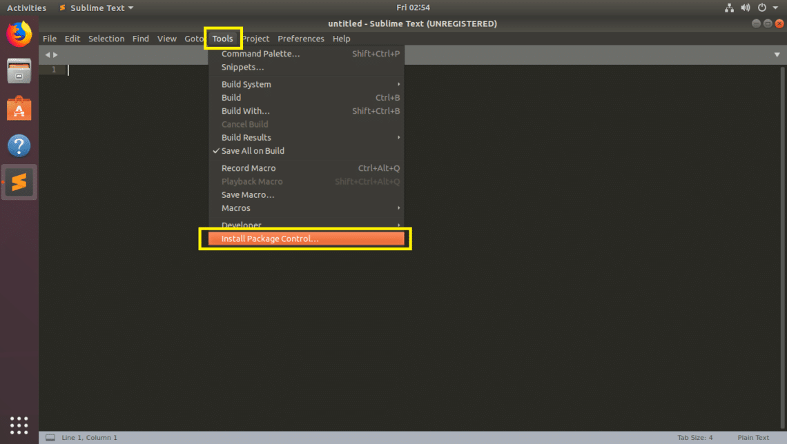 install package control sublime text 3