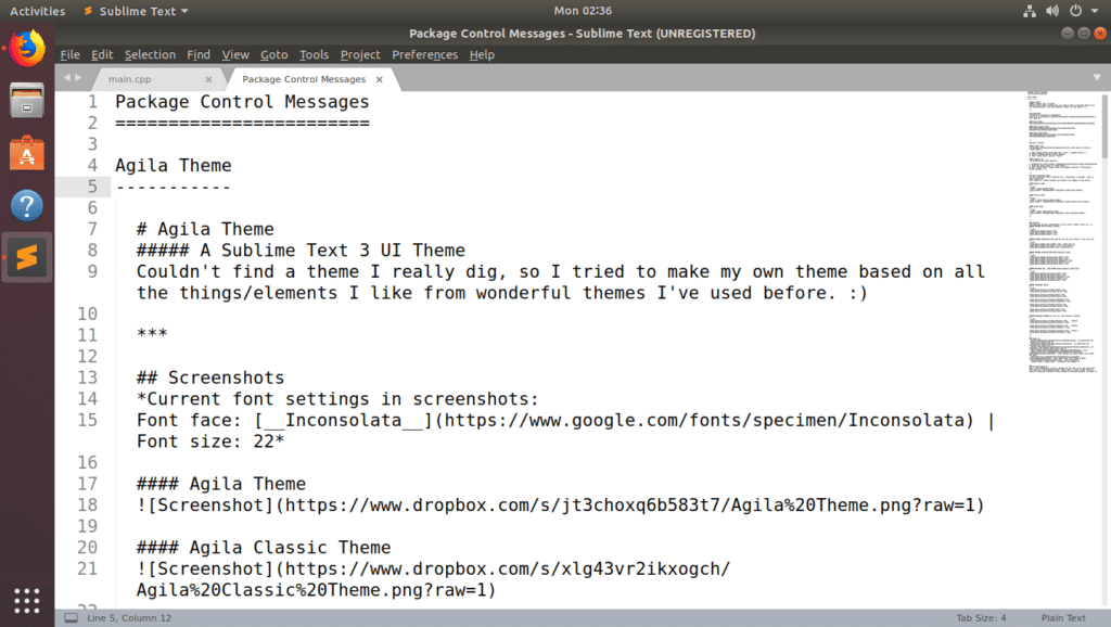 Sublime text package control. Package Control текст для Sublime. Как применить тему Sublime text Linux.