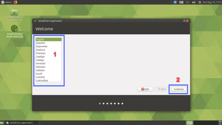 How to Install Ubuntu Mate 18.04 LTS