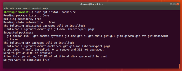 Не запускается docker ubuntu