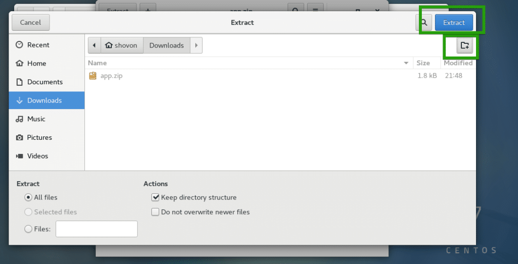 Create new directory