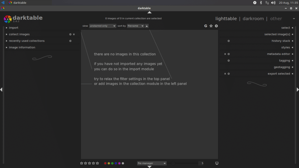 darktable 3.8 ubuntu