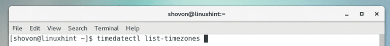 change timezone linux centos