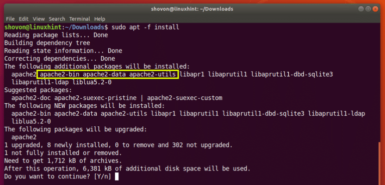 install deb file from command line