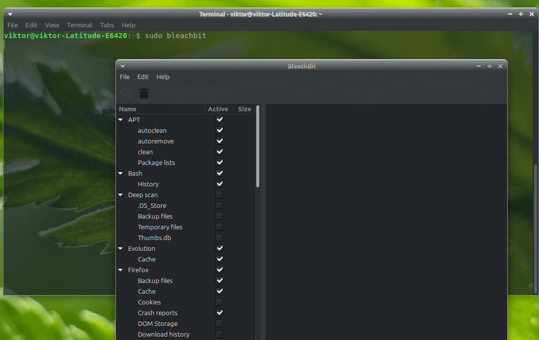 Install BleachBit for Ubuntu