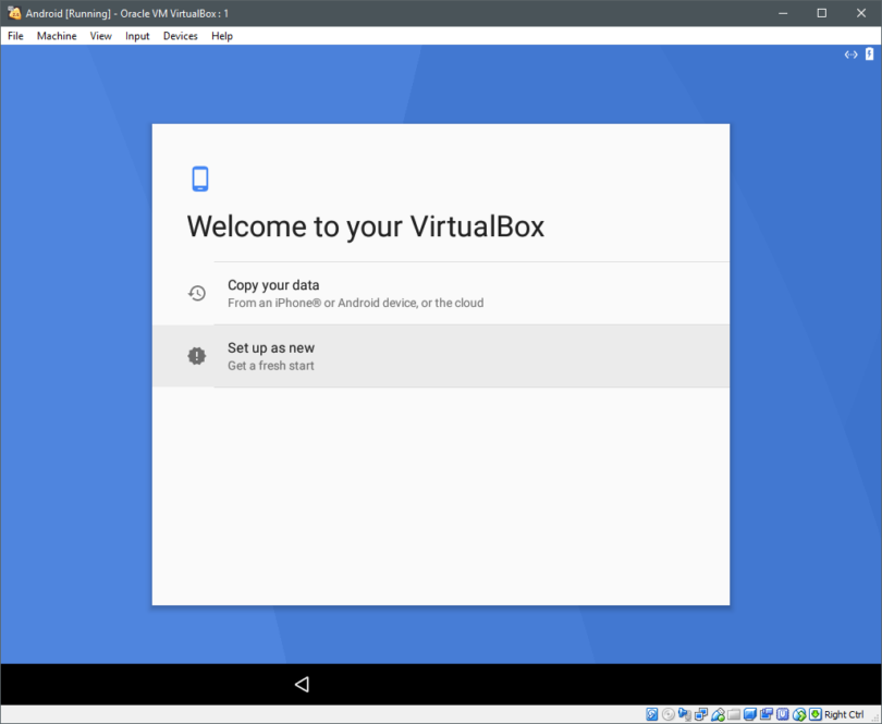 for android instal VirtualBox 7.0.10
