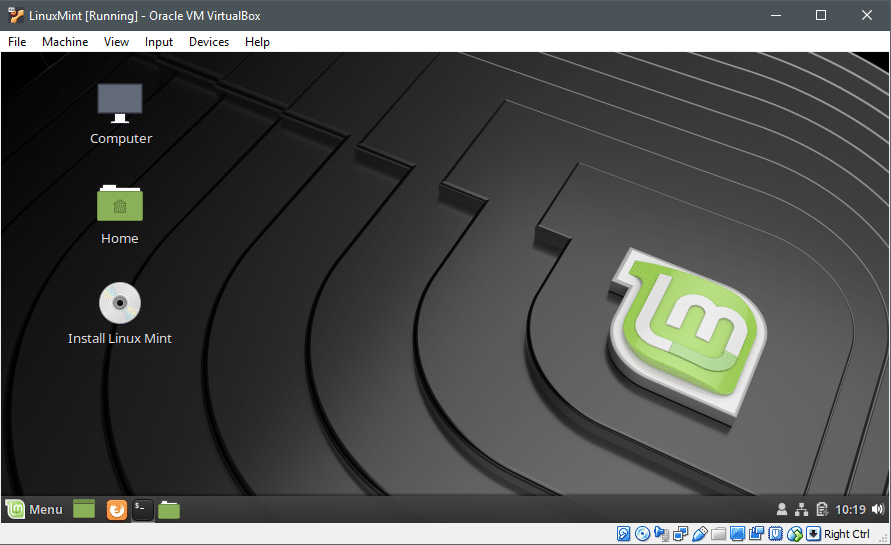 Install Linux Mint 19 In Virtualbox