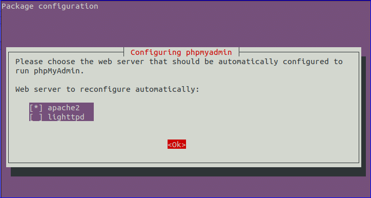 setup phpmyadmin ubuntu