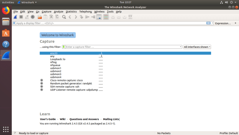 installing wireshark linux