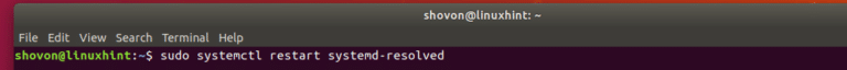 Flush DNS Cache On Ubuntu