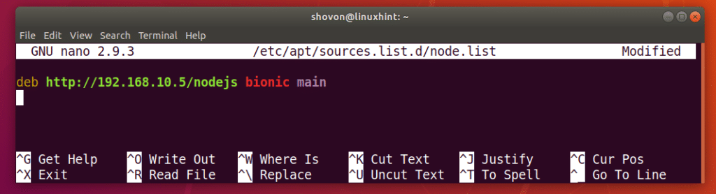 Ubuntu как отредактировать sources list