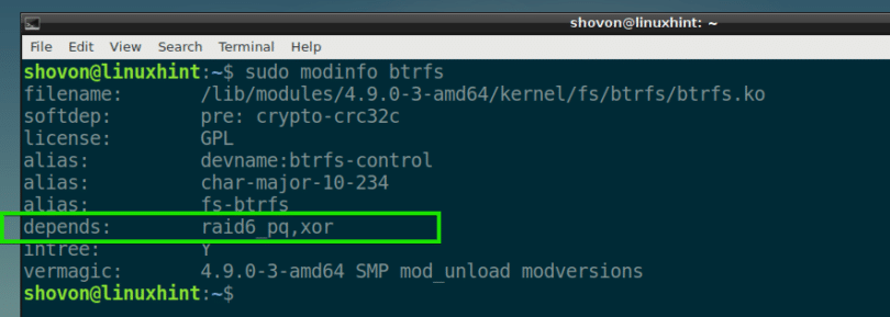 Modprobe linux что это