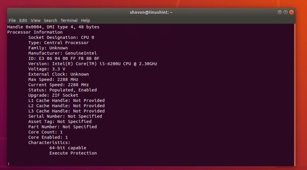 Check Ubuntu Hardware Info