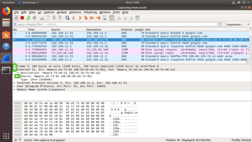 Wireshark ubuntu отказано в доступе