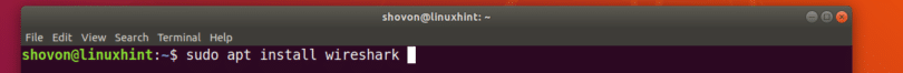 linux wireshark command line
