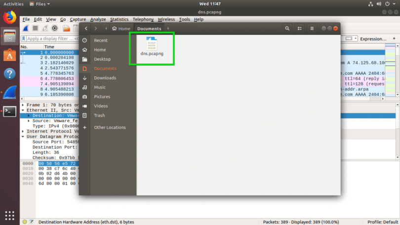 ubuntu install wireshark