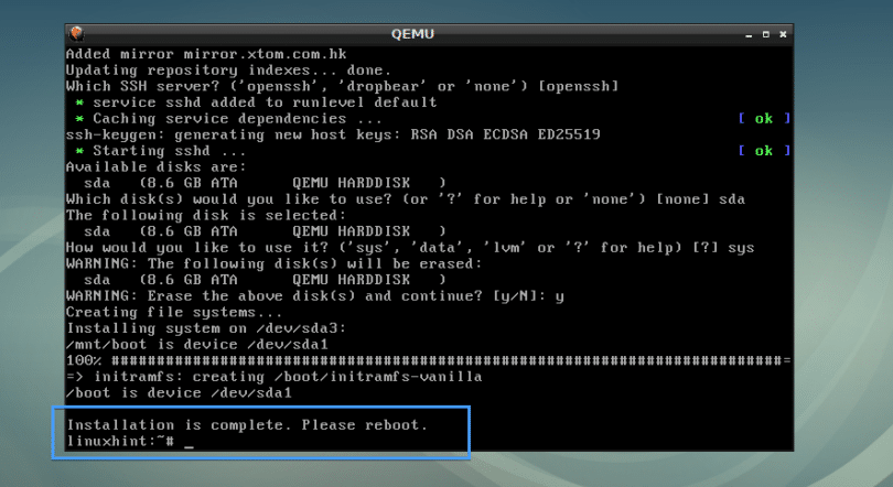 Как установить qemu на debian