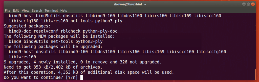 Как удалить bind9 в ubuntu