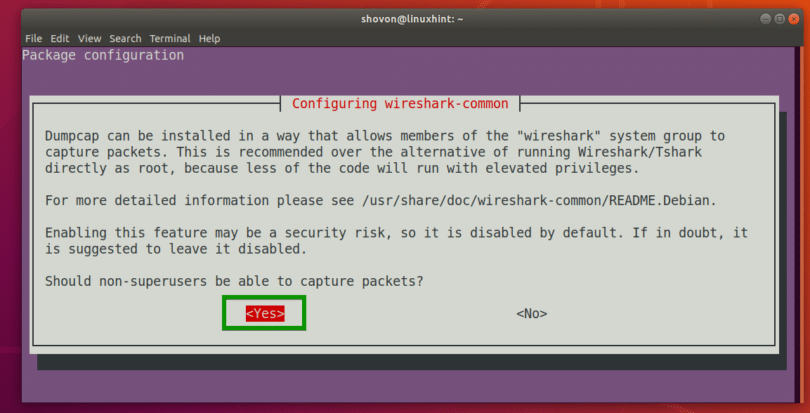 install wireshark on ubuntu